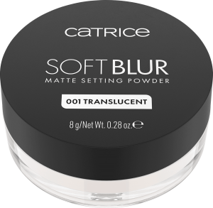 Catrice Soft Blur Matte Setting Powder, sypki puder utrwalający, 001 Translucent, 8g