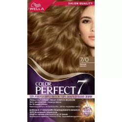 Wella Color Perfect 7, farba do włosów, 7/0 średni blond, 50ml
