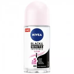 Nivea Black&White Invisible Clear antyperspirant w kulce 50ml (W)