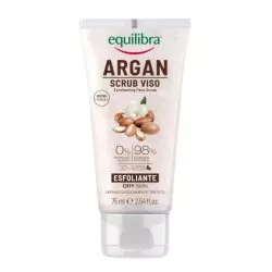 Equilibra Argan Exfoliating Face Scrub złuszczający peeling do twarzy 75ml