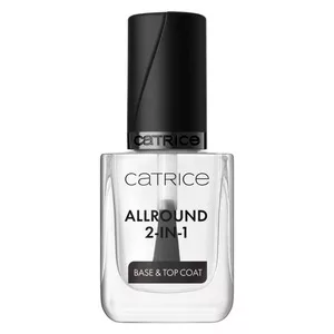 Catrice Allround 2-in-1 Base & Top Coat, baza i top do paznokci, 10.5ml