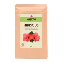 Sattva Zakwaszacz do henny i ziół barwiących Hibiscus 70g