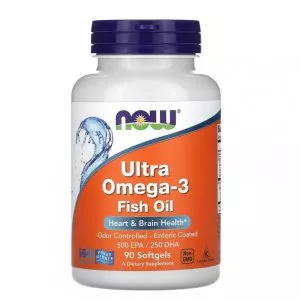 Now Foods Ultra Omega-3 suplement diety 90 kapsułek