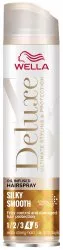 Wella Deluxe Silky Smooth, mocny lakier do włosów przeciw puszeniu, 250ml
