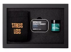 ZEW for men, zestaw prezentowy Wyluzowany Podróżnik, mydło + krem do twarzy + skarpety czarne, 85ml+30ml