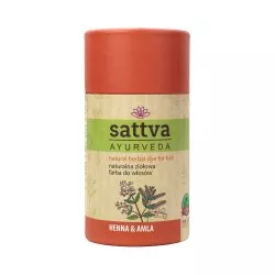 Sattva Natural Herbal Dye for Hair naturalna ziołowa farba do włosów Henna & Amla 150g