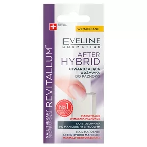 Eveline Nail Therapy Professional, odżywka do paznokci utwardzająca, revitalum after hybrid, 12ml