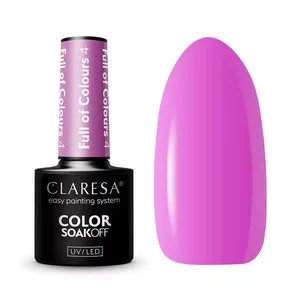 Claresa Color Soak Off UV/LED Full of Colours lakier hybrydowy 4 5g