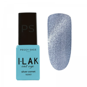 Peggy Sage I-LAK Cat Eye, lakier hybrydowy do paznokci, Silver Comet, 5ml