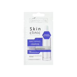 Bielenda Skin Clinic Professional, niacynamid, maseczka normalizująco-rewitalizująca, 8g