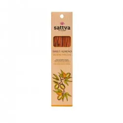 Sattva Natural Indian Incense naturalne indyjskie kadzidełko Słodki Migdał 15szt