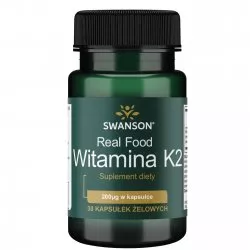 Swanson Witamina K2 naturalna 200mcg 30kaps