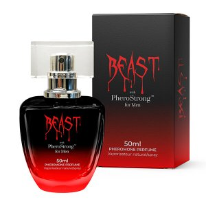 PheroStrong Beast For Men Pheromone Perfume perfumy z feromonami dla mężczyzn spray 50ml (M)