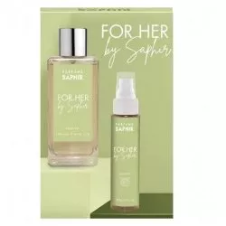 Saphir For Her zestaw woda perfumowana spray 100ml + mgiełka do włosów 75ml (W)
