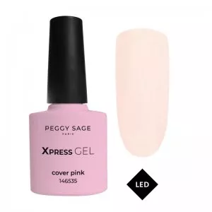 Peggy Sage Xpress Gel, żel, top i baza 3w1 do paznokci, cover pink, 7ml