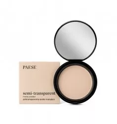 Paese, Semi-Transparent Matte Powder półtransparentny puder matujący 1A Ciepły Beż 9g