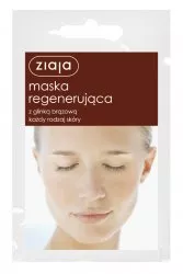 Ziaja, regenerująca maska do twarzy z glinką brązową, 7ml