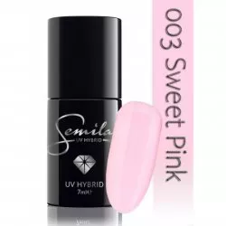 Semilac lakier hybrydowy 003 Sweet Pink, 7ml
