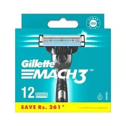 Gillette Mach 3 wymienne ostrza do maszynki do golenia 12szt