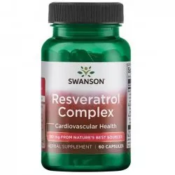 Swanson Resweratrol complex 180mg 60kaps