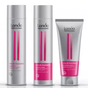Londa Color Radiance, zestaw do włosów farbowanych, szampon + odżywka + maska