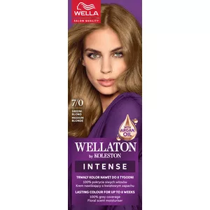 Wella Wellaton, farba do włosów, Średni Blond, 7/0, 100ml