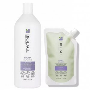 Biolage HydraSource, zestaw XL nawilżający, szampon + kuracja