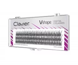 Clavier Vshape Fishtail Eyelashes kępki rzęs 8mm