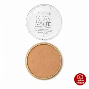 Rimmel Stay Matte Powder puder prasowany 005 Silky Beige 14g - połamane wieczko