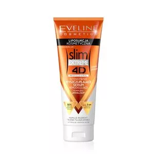 Eveline Slim Extreme 4D Professional, intensywnie wyszczuplające serum remodelujące – liposukcja kosmetyczna, 250ml