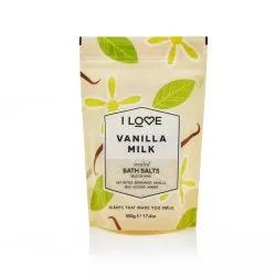 I Love Scented Bath Salts kojąco-relaksująca sól do kąpieli Vanilla Milk 500g