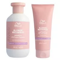 Wella INVIGO Blonde, zestaw do włosów blond, szampon + odżywka