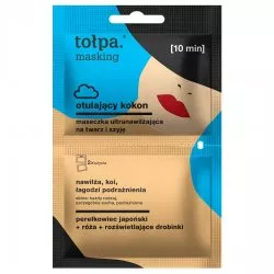 Tołpa Masking, otulający kokon maseczka ultra nawilżająca na twarz i szyję, 2x5ml