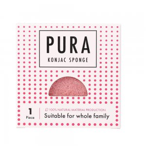 Sister Young Pura Konjac Sponge gąbka do mycia twarzy Pink