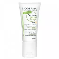Bioderma Sebium Global Cover Intensive Purifying Care krem koloryzujący przeciwtrądzikowy do twarzy 30ml
