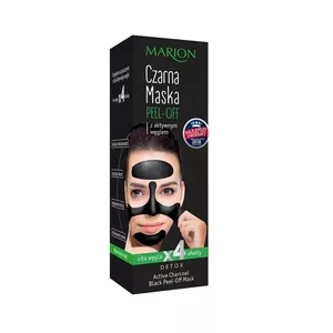 Marion Detox czarna maska peel-off z aktywnym węglem 25g - data ważności (5.2026)