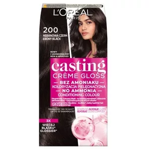 L'Oreal Paris Casting Crème Gloss Farba do włosów 200 Hebanowa czerń