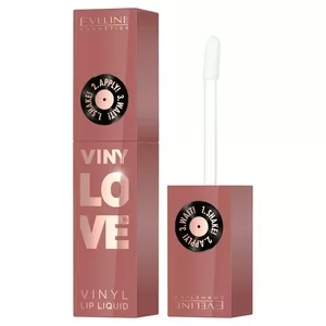 Eveline Cosmetics VinyLove długotrwała pomadka płynna z efektem winylowym 04 Peachy 4ml