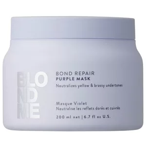 Schwarzkopf BlondMe Bond Repair, maska fioletowa neutralizująca kolor włosów blond, 200ml