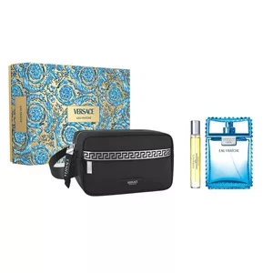 Versace Man Eau Fraiche zestaw prezentowy dla mężczyzn woda toaletowa 100ml + miniatura 10ml + elegancka kosmetyczka