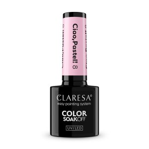 Claresa Color Soak Off UV/LED Ciao Pastel! lakier hybrydowy 8 5g