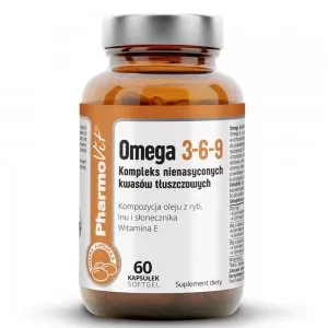 Pharmovit Omega 3-6-9 suplement diety 60 kapsułek