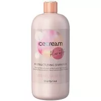 Inebrya Ice Cream Keratin, restrukturyzujący szampon do włosów z keratyną, 1000ml
