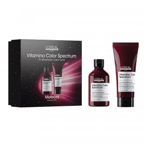 Loreal Vitamino Color Spectrum Duo, zestaw prezentowy do pielęgnacji włosów koloryzowanych, szampon + odżywka