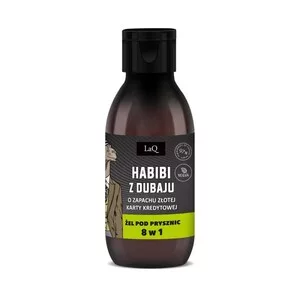 LaQ Habibi z Dubaju, żel pod prysznic czarny mat, 100ml