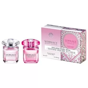 Versace Exclusive Travel Retail zestaw Bright Crystal woda toaletowa spray 30ml + Bright Crystal Absolu woda perfumowana spray 30ml (W)