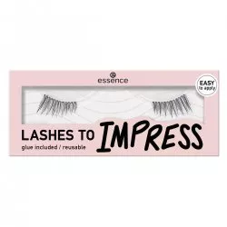 Essence LASHES TO IMPRESS, sztuczne rzęsy, 03 HALF LASHES, 1szt.