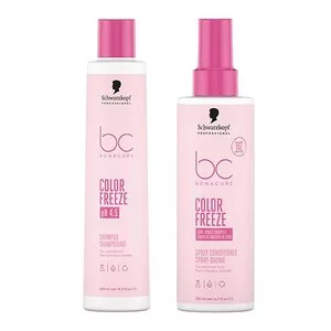 Schwarzkopf BC Color Freeze pH 4.5, zestaw do włosów farbowanych, szampon 250ml + odżywka w sprayu 200ml