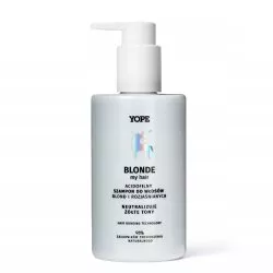 Yope Blonde, szampon do włosów blond neutralizujący żółte tony, 300ml