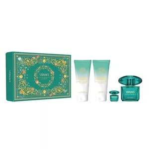 Versace Crystal Emerald zestaw woda perfumowana spray 90ml + żel pod prysznic 100ml + balsam do ciała 100ml + woda perfumowana 5ml (W)